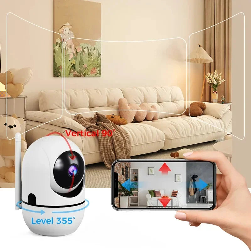 5 Inch Video Baby Monitor with Camera PTZ Zoom Babyphone Cam Security Protection Surveillance Cameras Temperature Sensor Lullaby